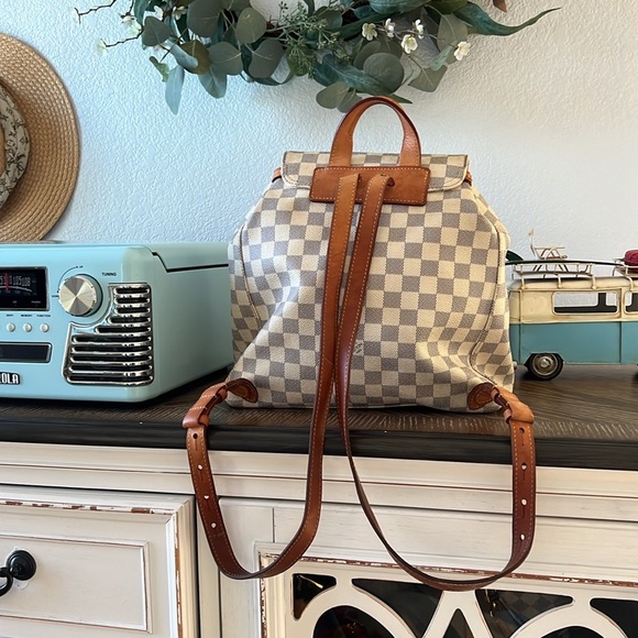 Louis Vuitton Damier Azur Sperone backpack ‼️SOLD ‼️‼️‼️‼️‼️ - Picture 6 of 14